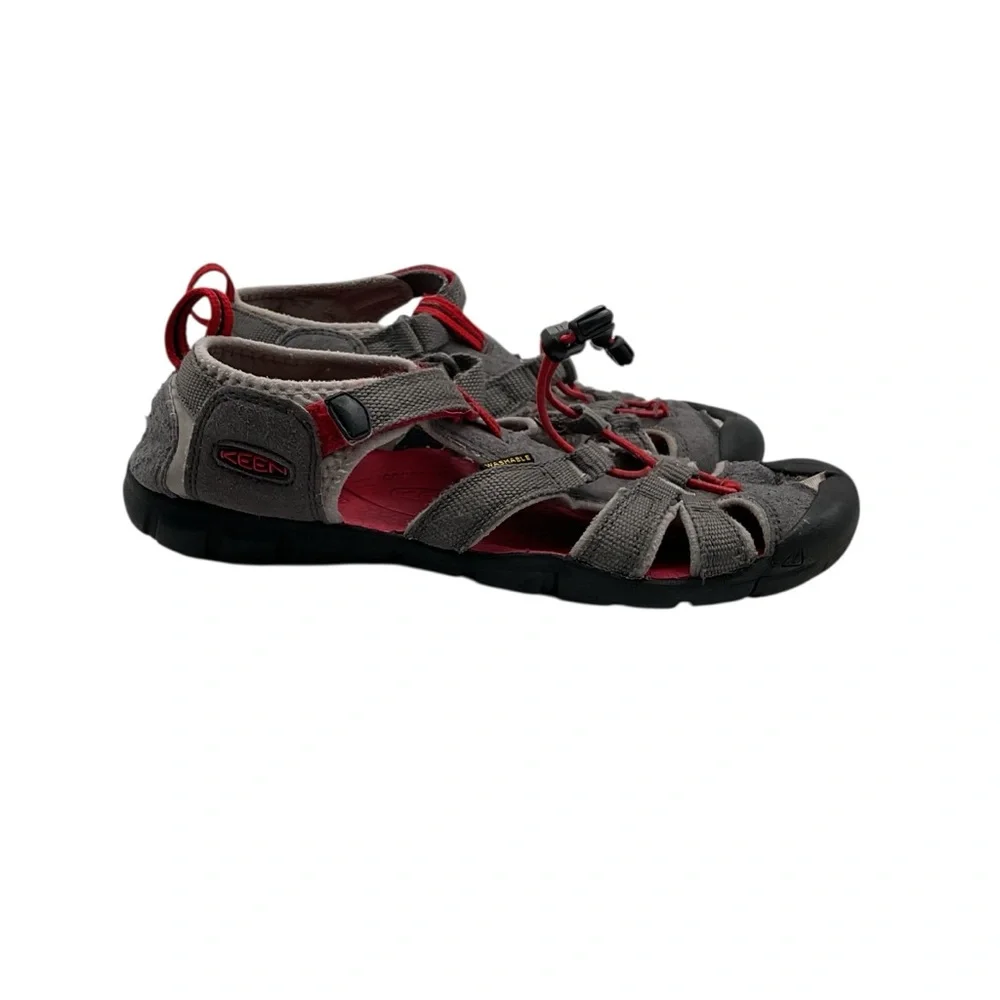 Keen Kids' Charcoal‎ and Crimson Water Shoes